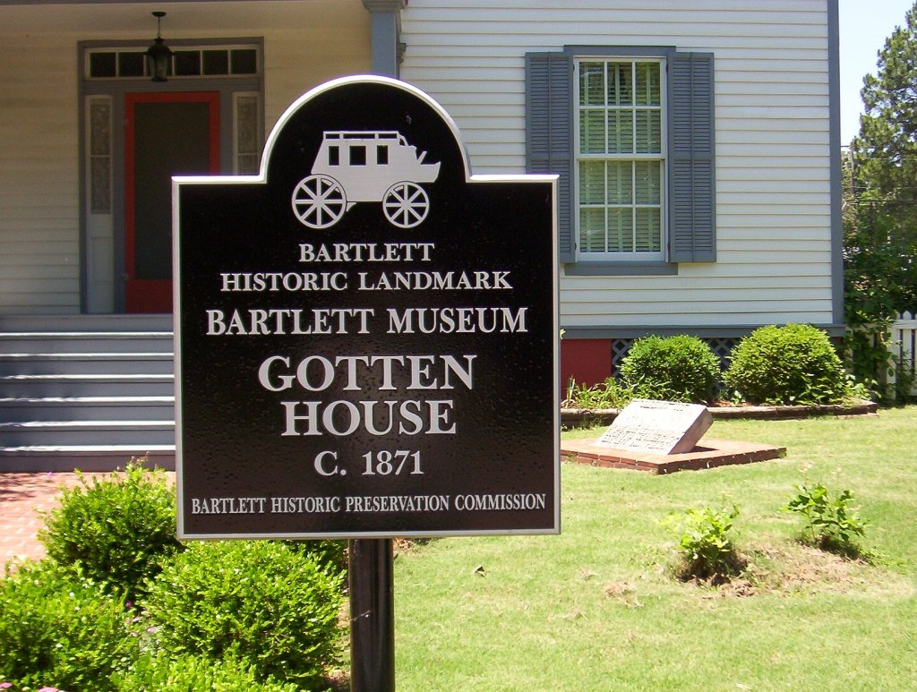 Bartlett, TN - Datei:Nicholas Gotten House Bartlett TN landmark sign.jpg – Wikipedia